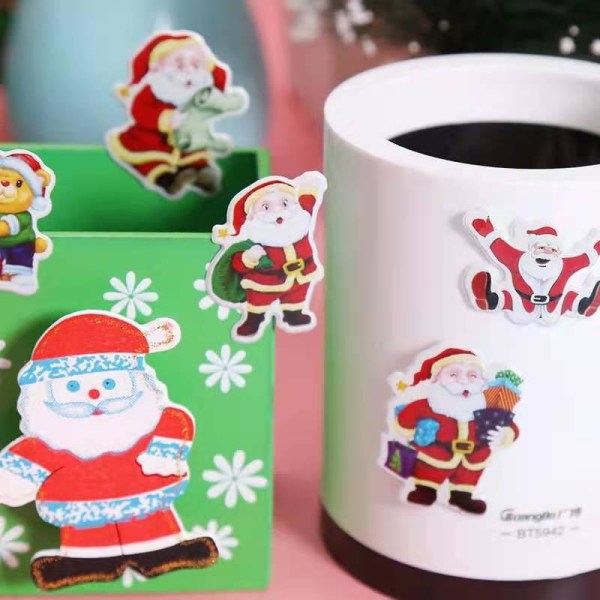 12 ark klistermærker - julemotiv - juledesign Multicolor