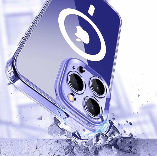 iPhone 14 PRO - Silikondeksel - Magsafe Transparent Iphone 14 Pro