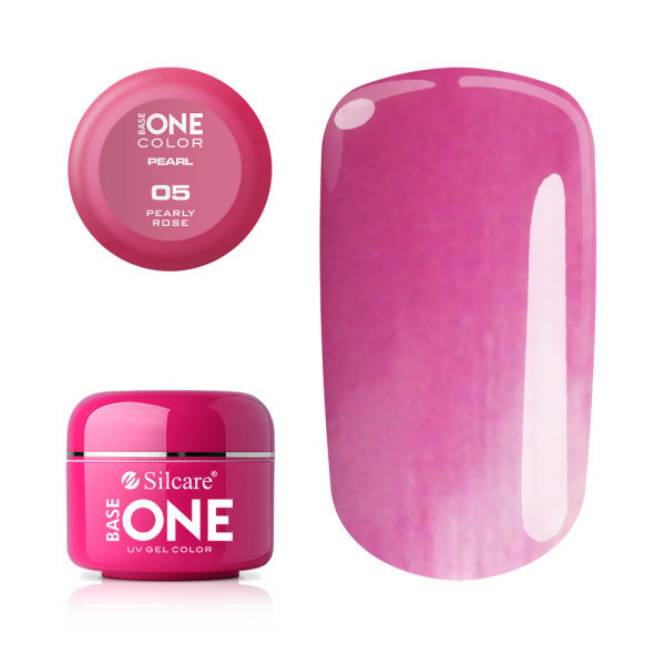 Base one - Pearl - Pearly rose 5g UV-geeli Pink