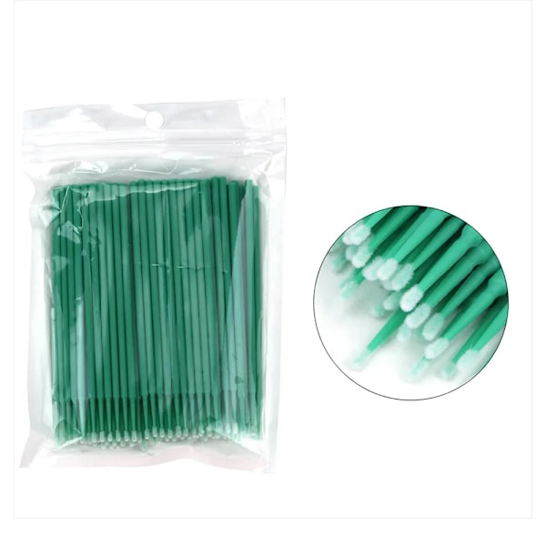 Mikrobomullspinner - 100 stk Green