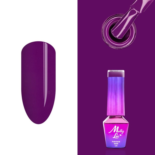 Mollylac - Gel polish - Cocktails & drinks - Nr18 - 5g UV gel/LED Purple
