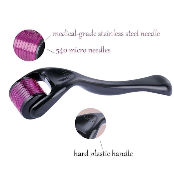 Skin Roller - Microneedling - Stimulerer huden - Skin rollers Black