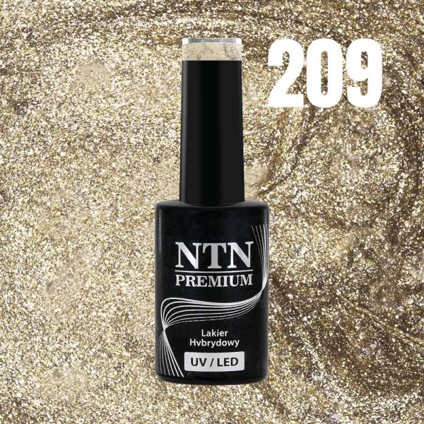 NTN Premium - Gellack - Drama queen - Nr209 - 5g UV-gel / LED Gold