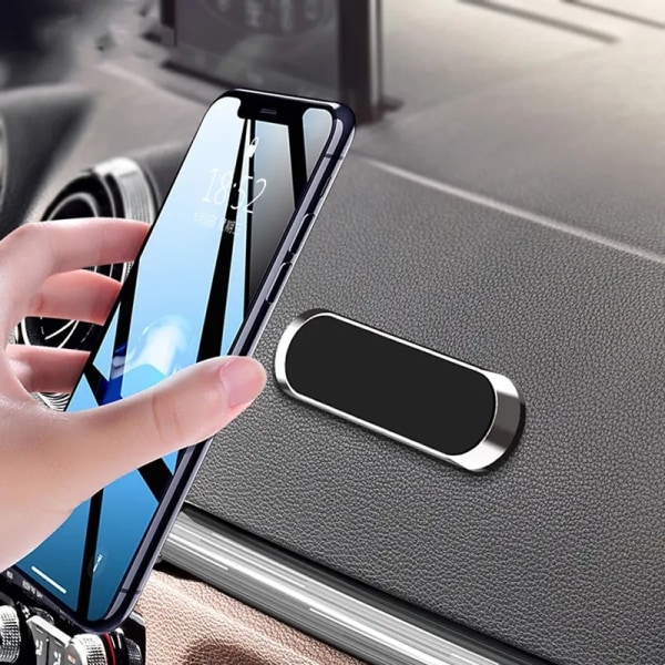 Universal mobilholder til bilen - enkel, fleksibel med magnet Black