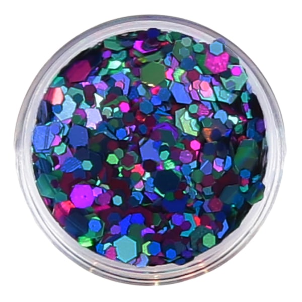 Negleglitter - Mix - Discokugle - 8ml - Glitter Purple