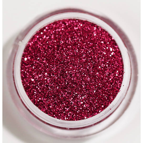 Kynsien glitter - Hienorakeinen - Vadelmanpunainen - 8ml - Glitteri Red