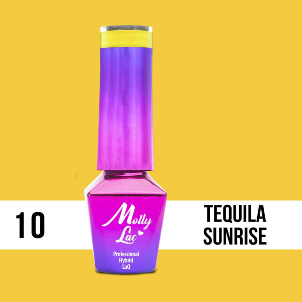 Mollylac - Gellack - Cocktails & Drinks - Nr10 - 5g UV-gel/LED Gul