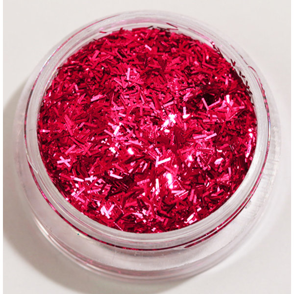 Negleglitter - Striper - Rosa - 8ml - Glitter Pink