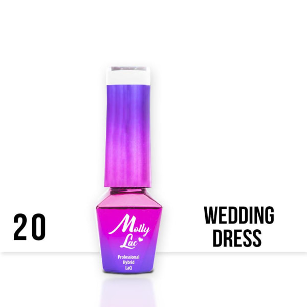 Mollylac - Gellack - Wedding - YES, I DO - Nr20 - 5g UV-gel/LED White