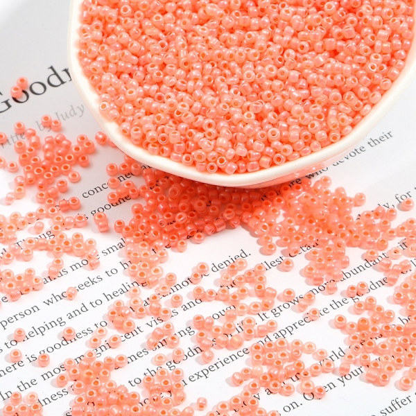 Seed beads - 2mm - 1000st - Färgglada Orange