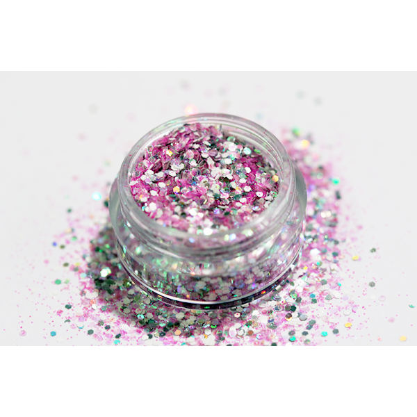 Nagelglitter - Mix - Orkidé - 8ml - Glitter