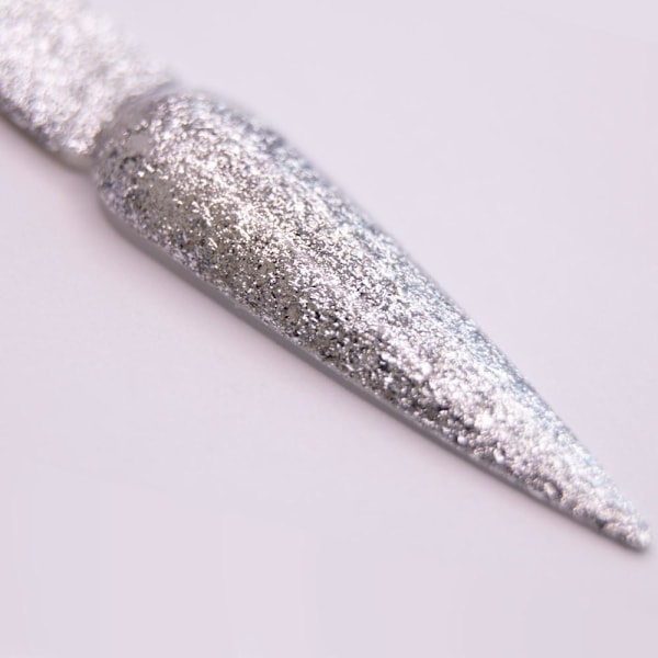 Mollylac - Gel polish - Luksus Glam - Nr546 - 5g UV gel/LED Silver