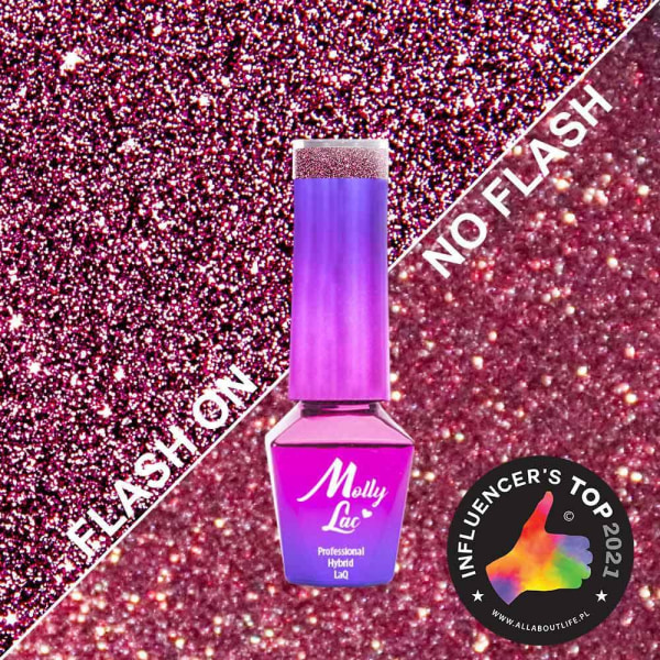 Mollylac - Gel polish - Blinkende lys - Nr560 5g UV gel/LED