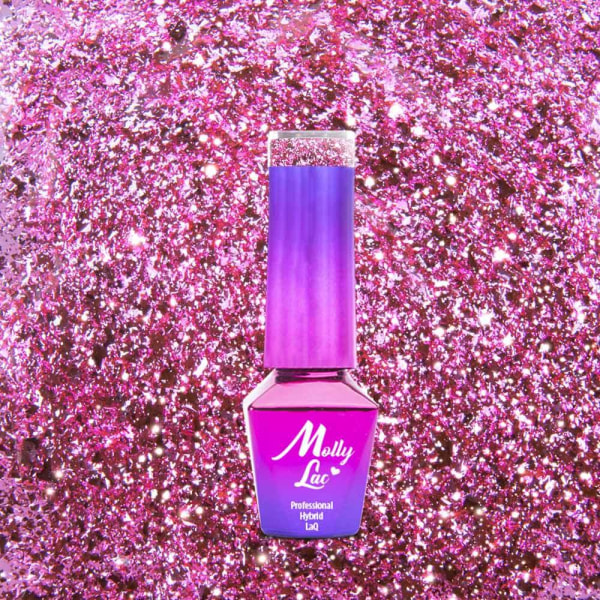 Mollylac - Geelilakka - Luxury Glam - Nr540 - 5g UV geeli/LED Pink