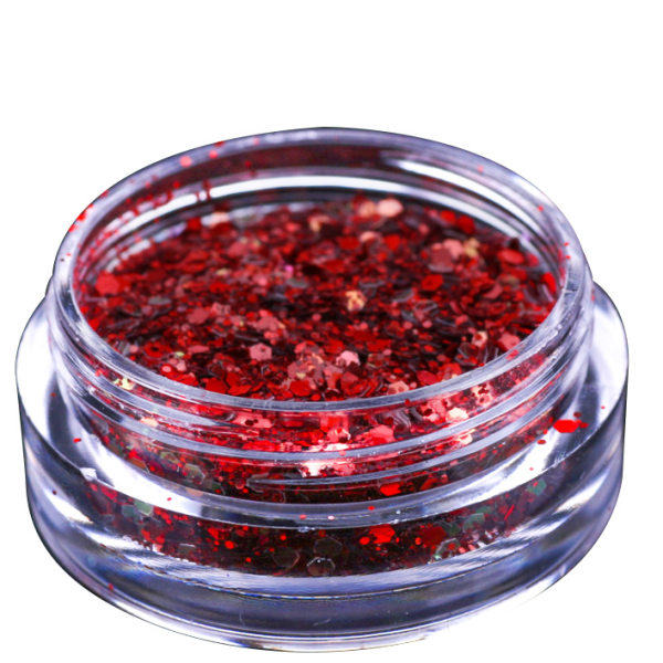 Negl glitter mix - Hvid, Pink, Lilla Glitter mix - NR 3