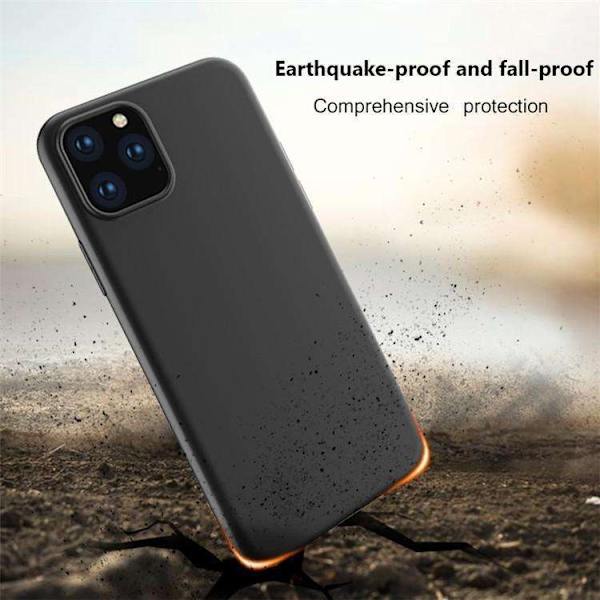 iPhone 14 Plus - Matsort cover Black