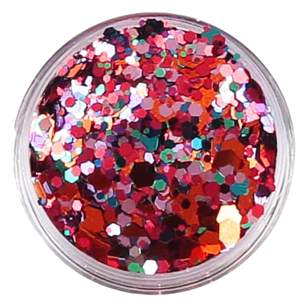Negleglitter - Mix - Cirkus - 8ml - Glitter Multicolor