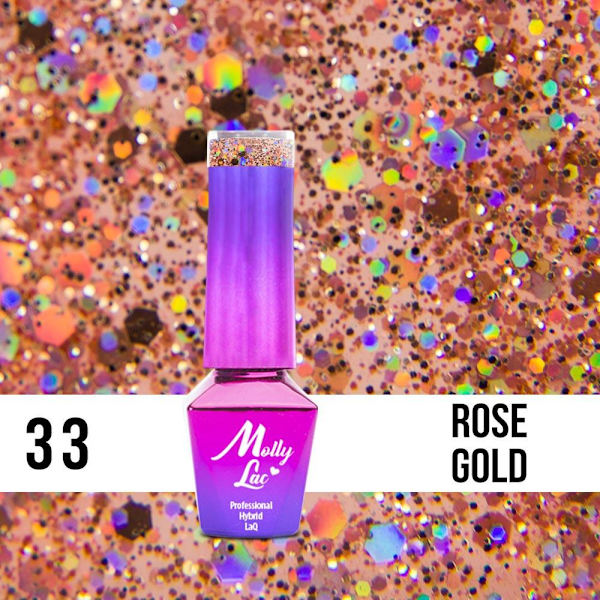Mollylac - Gellack - Queen Of Life - Nr33 - 5g UV-gel/LED
