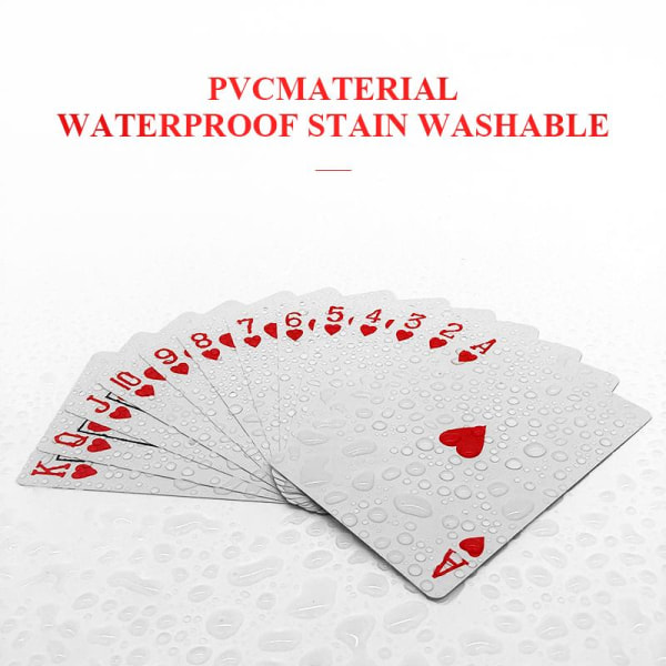 Kortstokk - Spillekort - Poker - Vanntett PVC Multicolor