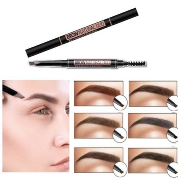 Ögonbrynspenna - Eyebrow pen - 6 färger Light brown