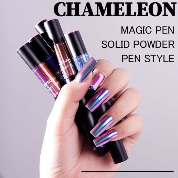 Chameleon powder pen, Holo Peacock - Chrome pigment B801