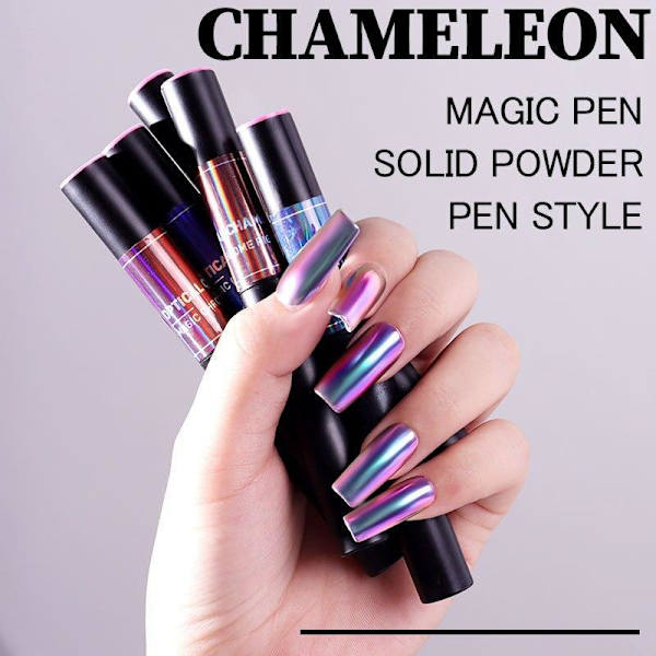 Chameleon pudder pen, Holo Peacock - Krom pigment B801