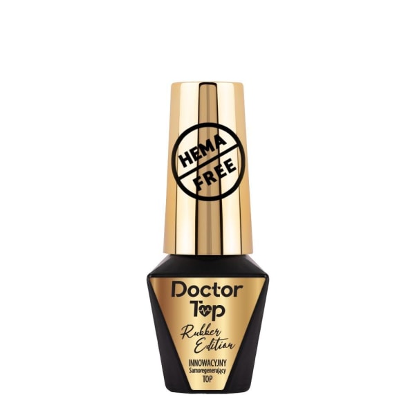 Toppstrøk - Toppstrøk - Rubber Doctor topp - UV-gel/LED - Mollylac Transparent