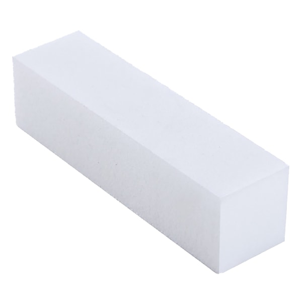 10 stk Bufferfil / neglefil for puss og filing White