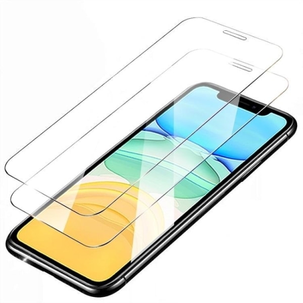 2-pack Skärmskydd iPhone 15 Pro - Härdat glas Transparent