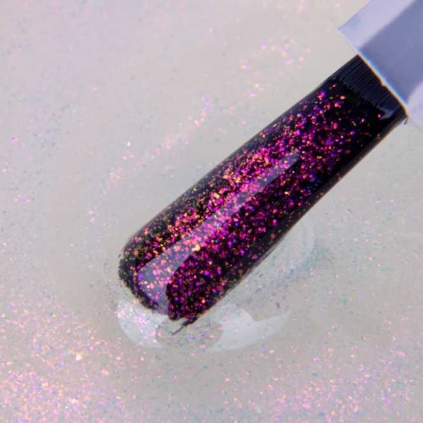 Mollylac - Top no wipe - Mixy Fuchsia - UV-geeli/LED - Pintamaali Multicolor