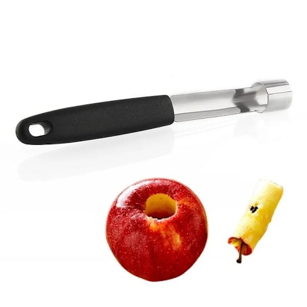 Apple Corer i rustfritt stål - Enkel og effektiv fjerning av kjerner Silver