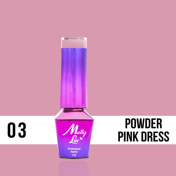 Mollylac - Gellack - Glamour Woman - Nr 3 - 5g UV gel / LED Pink