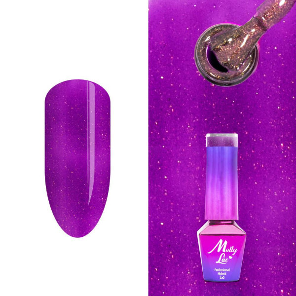 Mollylac - Gellack - Glødetid- Nr236- 5g UV-gel / LED Purple