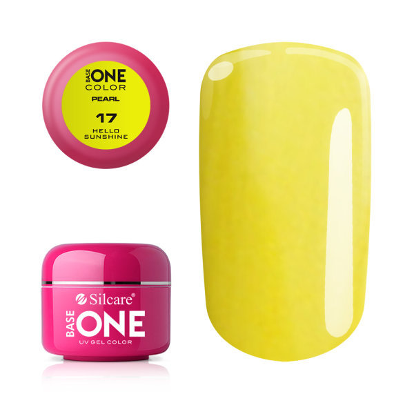 Base one - Pearl - Hello sunshine 5g UV-geeli Yellow