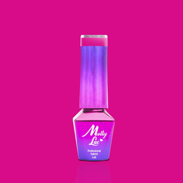 Mollylac - Gellack - Flamingo - Nr143 - 5g UV-gel / LED Pink