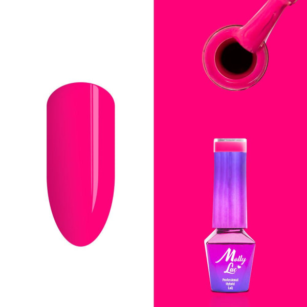 Mollylac - Gellack - Flamingo - Nr138 - 5g UV-geeli / LED Pink