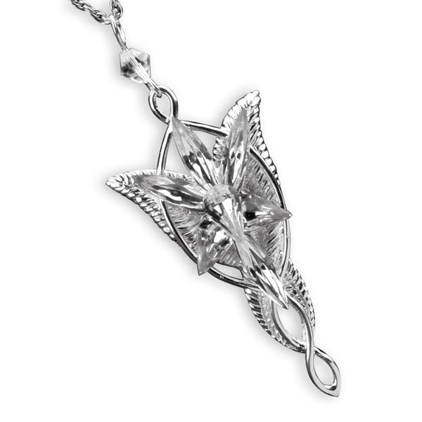 Halsband Arwen Evenstar sagan om ringen silverpläterad Silver