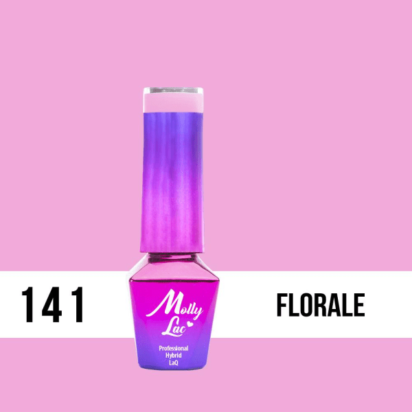 Mollylac - Gellack - Flamingo - Nr141 - 5g UV-geeli / LED Pink