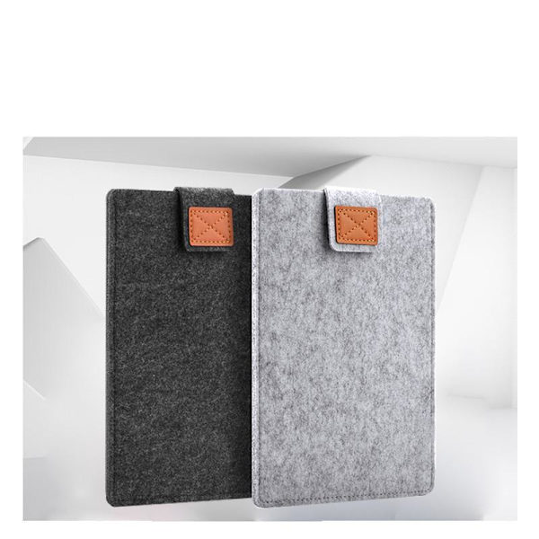 Computertaske 13-tommer, Passer til MacBook Pro og air - uldfilt på ærmer Dark grey