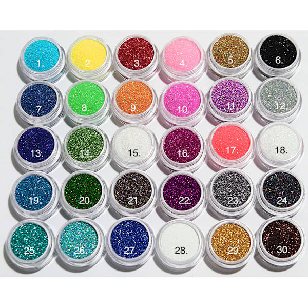 Finkornet glitter 27. Deep ocean