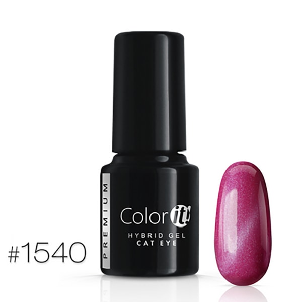 Geelilakka - Color IT - Premium - Cat Eye - *1540 UV geeli/LED Pink