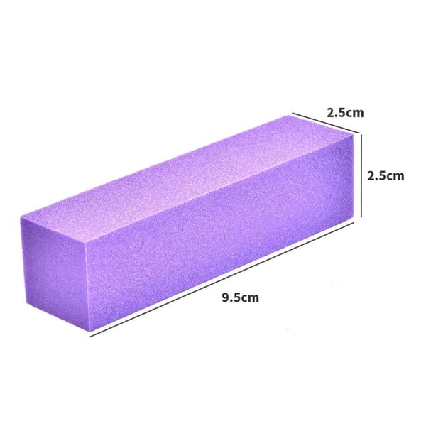 Bufferfil för gelé- och akrylnaglar 10-pack 9,5 cm Blå