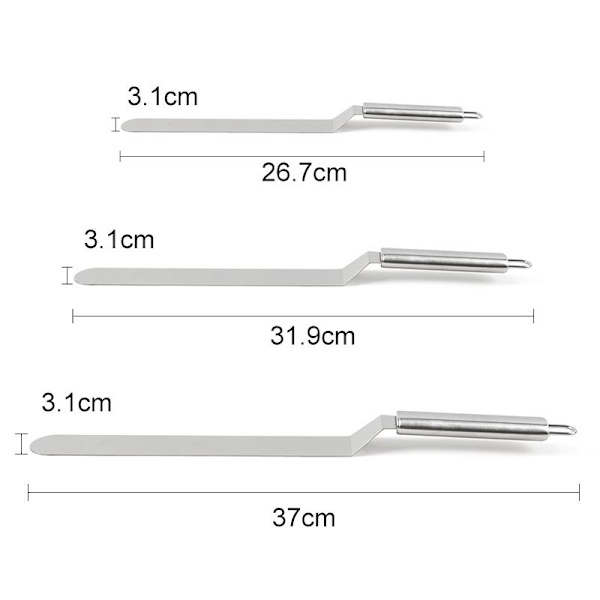 Paletkniv / Spateldekoration / Palet / Kagepynt Curved - 26,7