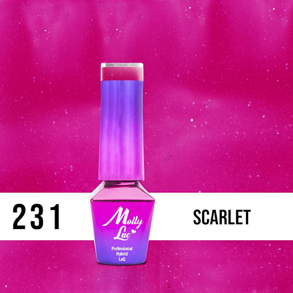 Mollylac - Gellack - Glowing time- Nr231 5g UV-gel/LED Rosa