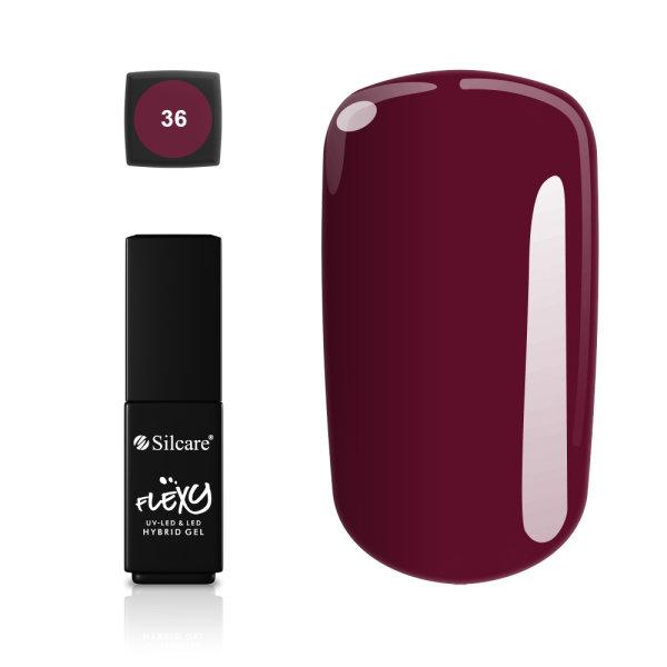 Geelilakka - Flexy - *36 4,5 g UV geeli/LED Wine red
