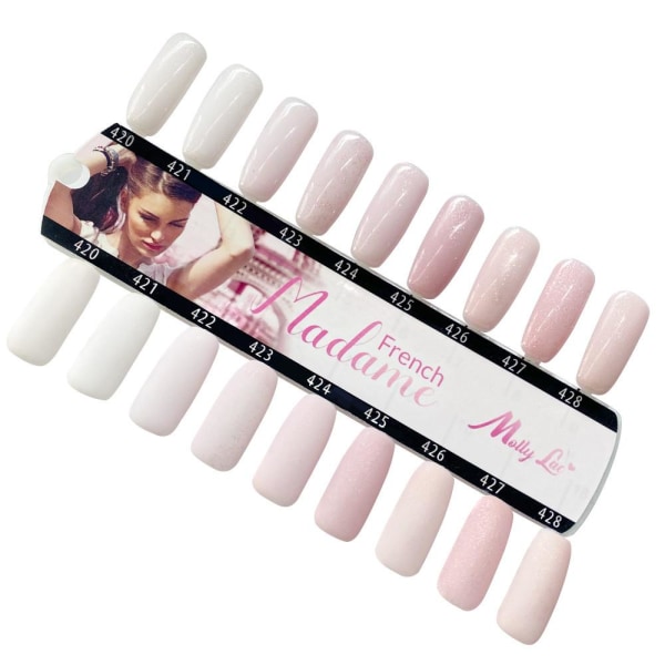 Mollylac - Gel polish - Madame French - Nr420 - 5g UV gel/LED