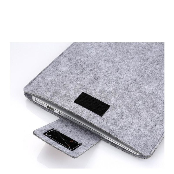 Datafodral 13-tum, Passar MacBook Pro och air - Sleeve ullfilt Ljusgrå