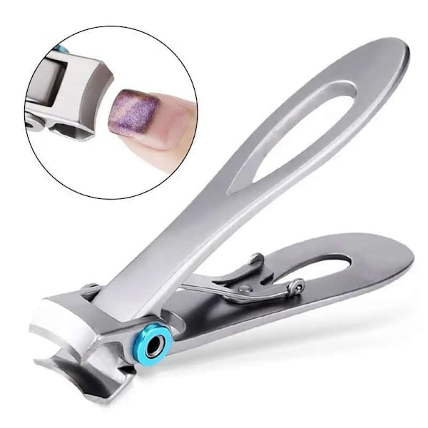 Nagelklippare för Tjocka Naglar,  Slipp Krångliga Klippningar - Nagelsax Silver