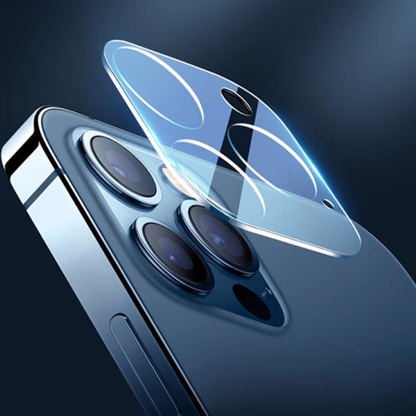 2-Pack objektivbeskyttelse til iPhone 12 Pro-kamera i hærdet glas Transparent iPhone 12 Pro (6.1)