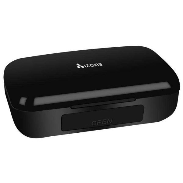 Trådløse Bluetooth-hodetelefoner med LCD-skjerm og Powerbank Black